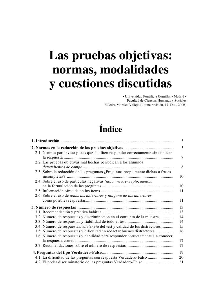 preguntas objetivas ejemplos pruebas objetivas construccion preguntas objetivas ejemplos pruebas objetivas construccion