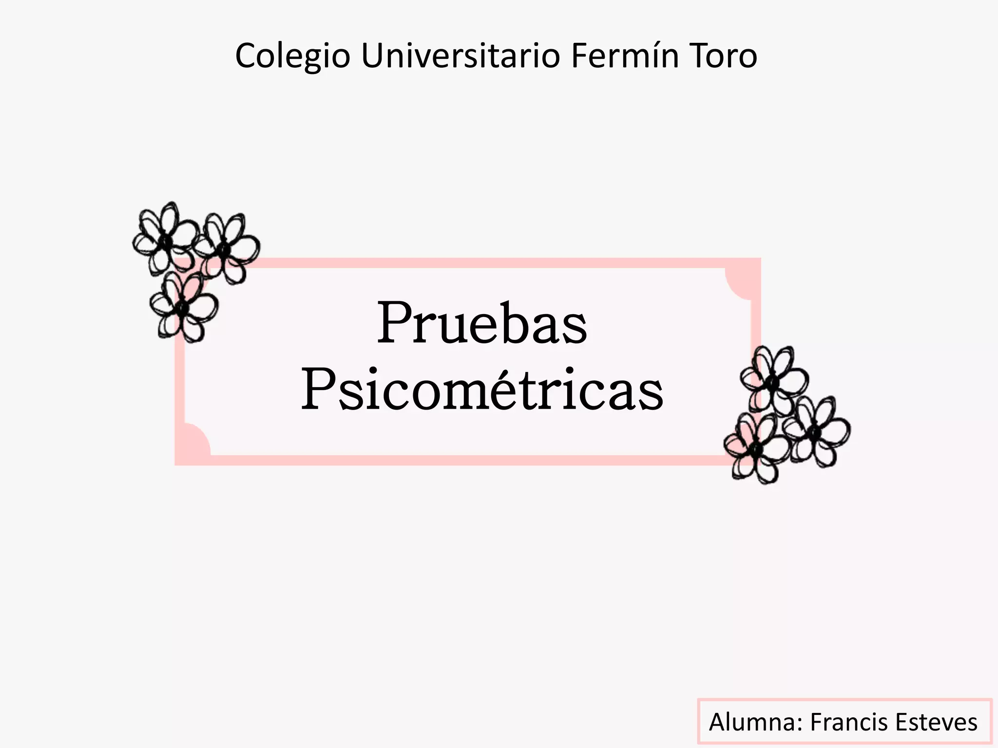 Las Pruebas Psicometricas | PPTX