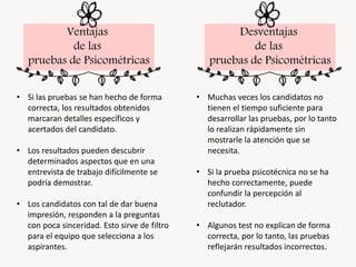 Las Pruebas Psicometricas | PPTX