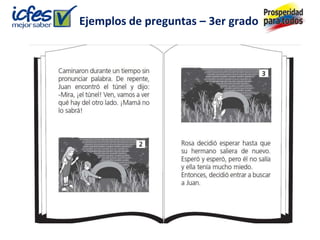 Ejemplos de preguntas – 3er grado
 