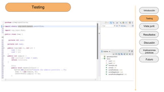 pruebas unitarias unitarias en java con JUNIT | PPTX