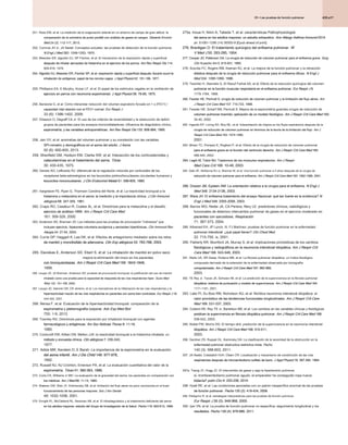 435.e17
25 • Las pruebas de función pulmonar
25 • Las pruebas de función pulmonar
25 • Las pruebas de función pulmonar
251. Ross EM, et al: La medición de la oxigenación arterial en un entorno de campo de gran altitud: la
comparación de la oximetría de pulso portátil con análisis de gases en sangre. Desierto Environ
comparación de la oximetría de pulso portátil con análisis de gases en sangre. Desierto Environ
Med 24 (2): 112-117, 2013.
Med 24 (2): 112-117, 2013.
252. Comroe JH Jr, JA Nadel: Conceptos actuales: las pruebas de detección de la función pulmonar.
N Engl J Med 282: 1249-1253, 1970.
N Engl J Med 282: 1249-1253, 1970.
253. Bleecker ER, algodón DJ, SP Fischer, et al: El mecanismo de la respiración rápida y superficial
después de inhalar aerosoles de histamina en el ejercicio de los perros. Am Rev Respir Dis 114:
después de inhalar aerosoles de histamina en el ejercicio de los perros. Am Rev Respir Dis 114:
después de inhalar aerosoles de histamina en el ejercicio de los perros. Am Rev Respir Dis 114:
909-916, 1976.
254. Algodón DJ, Bleecker ER, Fischer SP, et al: respiración rápida y superficial después Ascaris suum la
254. Algodón DJ, Bleecker ER, Fischer SP, et al: respiración rápida y superficial después Ascaris suum la
254. Algodón DJ, Bleecker ER, Fischer SP, et al: respiración rápida y superficial después Ascaris suum la
inhalación de antígenos: papel de los nervios vagos. J Appl Physiol 42: 101-106, 1977.
inhalación de antígenos: papel de los nervios vagos. J Appl Physiol 42: 101-106, 1977.
inhalación de antígenos: papel de los nervios vagos. J Appl Physiol 42: 101-106, 1977.
255. Phillipson EA, E Murphy, Kozar LF, et al: El papel de los estímulos vagales en la ventilación de
ejercicio en perros con neumonía experimental. J Appl Physiol 39: 76-85, 1975.
ejercicio en perros con neumonía experimental. J Appl Physiol 39: 76-85, 1975.
ejercicio en perros con neumonía experimental. J Appl Physiol 39: 76-85, 1975.
256. Barisione G, et al: Cómo interpretar reducción del volumen espiratorio forzado en 1 s (FEV1) /
capacidad vital relación con el FEV1 normal. Eur Respir J
capacidad vital relación con el FEV1 normal. Eur Respir J
33 (6): 1396-1402, 2009.
257. Eliasson O, Degraff CA Jr: El uso de los criterios de reversibilidad y la obstrucción de definir
grupos de pacientes para los ensayos broncodilatadores: influencia de diagnóstico clínico,
espirometría, y las variables antropométricas. Am Rev Respir Dis 132: 858-864, 1985.
espirometría, y las variables antropométricas. Am Rev Respir Dis 132: 858-864, 1985.
espirometría, y las variables antropométricas. Am Rev Respir Dis 132: 858-864, 1985.
258. Jain VV, et al: anomalías del volumen pulmonar y su correlación con las variables
SPI-rometric y demográficos en el asma del adulto. J Asma
SPI-rometric y demográficos en el asma del adulto. J Asma
50 (6): 600-605, 2013.
259. Shenfield GM, Hodson EM, Clarke SW, et al: Interacción de los corticosteroides y
catecolaminas en el tratamiento del asma. Tórax
catecolaminas en el tratamiento del asma. Tórax
30: 430-435, 1975.
260. Davies AO, Lefkowitz RJ: diferencial de la regulación inducida por corticoides de los
receptores beta-adrenérgicos en los leucocitos polimorfonucleares circulantes humanos y
leucocitos mononucleares. J Clin Endocrinol Metab 51: 599-605, 1980.
leucocitos mononucleares. J Clin Endocrinol Metab 51: 599-605, 1980.
leucocitos mononucleares. J Clin Endocrinol Metab 51: 599-605, 1980.
261. hargreave FE, Ryan G, Thomson Carolina del Norte, et al: La reactividad bronquial a la
histamina o metacolina en el asma: la medición y la importancia clínica. J Clin Immunol
histamina o metacolina en el asma: la medición y la importancia clínica. J Clin Immunol
alérgicos 68: 347-355, 1981.
alérgicos 68: 347-355, 1981.
262. Crapo RO, Casaburi R, Coates AL, et al: Directrices para la metacolina y el desafío
ejercicio de análisis-1999. Am J Respir Crit Care Med
ejercicio de análisis-1999. Am J Respir Crit Care Med
161: 309-329, 2000.
263. Anderson SD, Brannan JD: Los métodos para las pruebas de provocación "indirectos" que
incluyen ejercicio, hiperpnea voluntaria eucápnica y aerosoles hipertónicas. Clin Immunol Rev
incluyen ejercicio, hiperpnea voluntaria eucápnica y aerosoles hipertónicas. Clin Immunol Rev
Alergia 24: 27-54, 2003.
Alergia 24: 27-54, 2003.
264. Currie GP, Haggart K, Lee DK, et al: Efectos de antagonismo mediador sobre los retos
de manitol y monofosfato de adenosina. Clin Exp alérgicos 33: 783-788, 2003.
de manitol y monofosfato de adenosina. Clin Exp alérgicos 33: 783-788, 2003.
de manitol y monofosfato de adenosina. Clin Exp alérgicos 33: 783-788, 2003.
265. Daviskas E, Anderson SD, Eberl S, et al: La inhalación de manitol en polvo seco
mejora la eliminación del moco en los pacientes
con bronquiectasias. Am J Respir Crit Care Med 159: 1843-1848,
con bronquiectasias. Am J Respir Crit Care Med 159: 1843-1848,
con bronquiectasias. Am J Respir Crit Care Med 159: 1843-1848,
1999.
266. Leuppi JD, JD Brannan, Anderson SD: pruebas de provocación bronquial: la justificación del uso de manitol
inhalado como una prueba para la capacidad de respuesta de las vías respiratorias hiper. Suizo Med
inhalado como una prueba para la capacidad de respuesta de las vías respiratorias hiper. Suizo Med
Wkly 132: 151-158, 2002.
Wkly 132: 151-158, 2002.
267. Leuppi JD, Salomé CM, CR Jenkins, et al: Los marcadores de la inflamación de las vías respiratorias y la
hiperreactividad mación de las vías respiratorias en pacientes con asma bien controlada. Eur Respir J 18:
hiperreactividad mación de las vías respiratorias en pacientes con asma bien controlada. Eur Respir J 18:
hiperreactividad mación de las vías respiratorias en pacientes con asma bien controlada. Eur Respir J 18:
444-450, 2001.
268. Nensa F, et al: Evaluación de la hiperreactividad bronquial: comparación de la
espirometría y pletismografía corporal. Adv Exp Med Biol
espirometría y pletismografía corporal. Adv Exp Med Biol
755: 1-9, 2013.
269. Townley RG: Directrices para la exposición por inhalación bronquial con agentes
farmacológicos y antigénicas. Am Soc Noticias Thorac 6: 11-19,
farmacológicos y antigénicas. Am Soc Noticias Thorac 6: 11-19,
farmacológicos y antigénicas. Am Soc Noticias Thorac 6: 11-19,
1980.
270. Cockcroft DW, Killian DN, Melton JJA: la reactividad bronquial a la histamina inhalada: un
método y encuesta clínica. Clin alérgicos 7: 235-243,
método y encuesta clínica. Clin alérgicos 7: 235-243,
método y encuesta clínica. Clin alérgicos 7: 235-243,
1977.
271. Adiós MR, Kerstein D, E Barsh: La importancia de la espirometría en la evaluación
del asma infantil. Am J Dis Child 146: 977-978,
del asma infantil. Am J Dis Child 146: 977-978,
del asma infantil. Am J Dis Child 146: 977-978,
1992.
272. Russell NJ, NJ Crichton, Emerson PA, et al: La evaluación cuantitativa del valor de la
espirometría. Tórax 41: 360-363, 1986.
espirometría. Tórax 41: 360-363, 1986.
espirometría. Tórax 41: 360-363, 1986.
273. Cuña CS, Williams Jr MH: La evaluación de la gravedad del asma: los pacientes en comparación con
los médicos. Am J Med 68: 11-13, 1980.
los médicos. Am J Med 68: 11-13, 1980.
los médicos. Am J Med 68: 11-13, 1980.
274. Waterer GW, Wan JY, Kritchevsky SB, et al: limitación del flujo aéreo es poco reconocida en el buen
funcionamiento de las personas mayores. Soc J Am Geriatr
funcionamiento de las personas mayores. Soc J Am Geriatr
49: 1032-1038, 2001.
275. Enright PL, McClelland RL, Newman AB, et al: El infradiagnóstico y el tratamiento deficiente del asma
en los adultos mayores: estudio del Grupo de Investigación de la Salud. Pecho 116: 603-613, 1999.
en los adultos mayores: estudio del Grupo de Investigación de la Salud. Pecho 116: 603-613, 1999.
en los adultos mayores: estudio del Grupo de Investigación de la Salud. Pecho 116: 603-613, 1999.
275a. Inoue H, Niimi A, Takeda T, et al: características Pathophysiologial
del asma en los adultos mayores: un estudio exhaustivo. Ann Allergy Asthma Immunol 2014.
del asma en los adultos mayores: un estudio exhaustivo. Ann Allergy Asthma Immunol 2014.
del asma en los adultos mayores: un estudio exhaustivo. Ann Allergy Asthma Immunol 2014.
pii: S1081-1206 (14) 00555-9 [Epub ahead of print].
276. Brantigan O: El tratamiento quirúrgico del enfisema pulmonar. W
276. Brantigan O: El tratamiento quirúrgico del enfisema pulmonar. W
V Med J 50: 283-285, 1954.
V Med J 50: 283-285, 1954.
277. Cooper JD, Patterson GA: La cirugía de reducción de volumen pulmonar para el enfisema grave. Surg
277. Cooper JD, Patterson GA: La cirugía de reducción de volumen pulmonar para el enfisema grave. Surg
Clin N pecho Am 5: 815-831, 1995.
Clin N pecho Am 5: 815-831, 1995.
278. Sciurba FC, Rogers RM, Keenan RJ, et al: La mejora de la función pulmonar y la retracción
elástica después de la cirugía de reducción pulmonar para el enfisema difuso. N Engl J
elástica después de la cirugía de reducción pulmonar para el enfisema difuso. N Engl J
Med 334: 1095-1099, 1996.
Med 334: 1095-1099, 1996.
279. Teschler H, Stamatis G, El-Raouf Farhat AA, et al: Efecto de la reducción quirúrgica del volumen
pulmonar en la función muscular respiratoria en el enfisema pulmonar. Eur Respir J 9:
pulmonar en la función muscular respiratoria en el enfisema pulmonar. Eur Respir J 9:
pulmonar en la función muscular respiratoria en el enfisema pulmonar. Eur Respir J 9:
1779-1784, 1996.
280. Fessler HE, Permutt S: cirugía de reducción de volumen pulmonar y la limitación del flujo aéreo. Am
280. Fessler HE, Permutt S: cirugía de reducción de volumen pulmonar y la limitación del flujo aéreo. Am
J Respir Crit Care Med 157: 715-722, 1998.
J Respir Crit Care Med 157: 715-722, 1998.
281. Fessler HE, Scharf SM, Permutt S: Mejora de la espirometría guientes cirugía de reducción de
volumen pulmonar bramido: aplicación de un modelo fisiológico. Am J Respir Crit Care Med 165:
volumen pulmonar bramido: aplicación de un modelo fisiológico. Am J Respir Crit Care Med 165:
volumen pulmonar bramido: aplicación de un modelo fisiológico. Am J Respir Crit Care Med 165:
34-40, 2002.
282. Ingenito EP, Loring SH, Moy ML, et al: Interpretación de mejora en los flujos espiratorios después de la
cirugía de reducción de volumen pulmonar en términos de la teoría de la limitación del flujo. Am J
cirugía de reducción de volumen pulmonar en términos de la teoría de la limitación del flujo. Am J
Respir Crit Care Med 163: 1074-1080,
Respir Crit Care Med 163: 1074-1080,
2001.
283. Mineo TC, Pompeo E, Rogliani P, et al: Efecto de la cirugía de reducción de volumen pulmonar
para el enfisema grave en la función del ventrículo derecho. Am J Respir Crit Care Med 165:
para el enfisema grave en la función del ventrículo derecho. Am J Respir Crit Care Med 165:
para el enfisema grave en la función del ventrículo derecho. Am J Respir Crit Care Med 165:
489-494, 2002.
284. Laghi M, Tobin MJ: Trastornos de los músculos respiratorios. Am J Respir
284. Laghi M, Tobin MJ: Trastornos de los músculos respiratorios. Am J Respir
Med Care Crit 168: 10-48, 2003.
Med Care Crit 168: 10-48, 2003.
285. Gelb AF, McKenna RJ Jr, Brenner M, et al: Una función pulmonar a 5 años después de la cirugía de
reducción de volumen pulmonar para el enfisema. Am J Respir Crit Care Med 163: 1562-1566, 2001.
reducción de volumen pulmonar para el enfisema. Am J Respir Crit Care Med 163: 1562-1566, 2001.
reducción de volumen pulmonar para el enfisema. Am J Respir Crit Care Med 163: 1562-1566, 2001.
286. Drazen JM, Epstein AM: La orientación relativa a la cirugía para el enfisema. N Engl J
286. Drazen JM, Epstein AM: La orientación relativa a la cirugía para el enfisema. N Engl J
Med 348: 2134-2136, 2003.
Med 348: 2134-2136, 2003.
287. Ware JH: El enfisema tratamiento del ensayo Nacional: qué tan fuerte es la evidencia? N
287. Ware JH: El enfisema tratamiento del ensayo Nacional: qué tan fuerte es la evidencia? N
Engl J Med 348: 2055-2056, 2003.
Engl J Med 348: 2055-2056, 2003.
288. Barros WG, Neder JA, CA Pereira, Nery LE: predictores clínicos, radiológicos y
funcionales de deterioro intercambio pulmonar de gases en el ejercicio moderado en
pacientes con sarcoidosis. Respiración
pacientes con sarcoidosis. Respiración
71: 367-373, 2004.
289. Alhamad EH, JP Lynch, III, FJ Martínez: pruebas de función pulmonar en la enfermedad
pulmonar intersticial: ¿qué papel tienen? Clin Chest Med
pulmonar intersticial: ¿qué papel tienen? Clin Chest Med
22: 715-750, ix, 2001.
290. Flaherty KR, Mumford JA, Murray S, et al: implicaciones pronósticas de los cambios
fisiológicos y radiográficos en la neumonía intersticial idiopática. Am J Respir Crit
fisiológicos y radiográficos en la neumonía intersticial idiopática. Am J Respir Crit
Care Med 168: 543-548, 2003.
Care Med 168: 543-548, 2003.
291. Wells UA, SR Desai, Rubens MB, et al: La fibrosis pulmonar idiopática: un índice fisiológico
compuesto derivado de la extensión de la enfermedad observada por tomografía
computarizada. Am J Respir Crit Care Med 167: 962-969,
computarizada. Am J Respir Crit Care Med 167: 962-969,
computarizada. Am J Respir Crit Care Med 167: 962-969,
2003.
292. TE Rey Jr, Tooze JA, Schwarz MI, et al: La predicción de la supervivencia en la fibrosis pulmonar
idiopática: sistema de puntuación y modelo de supervivencia. Am J Respir Crit Care Med 164:
idiopática: sistema de puntuación y modelo de supervivencia. Am J Respir Crit Care Med 164:
idiopática: sistema de puntuación y modelo de supervivencia. Am J Respir Crit Care Med 164:
1171-1181, 2001.
293. Latsi PI, Du Bois RM, Nicholson AG, et al: fibrótica neumonía intersticial idiopática: el
valor pronóstico de las tendencias funcionales longitudinales. Am J Respir Crit Care
valor pronóstico de las tendencias funcionales longitudinales. Am J Respir Crit Care
Med 168: 531-537, 2003.
Med 168: 531-537, 2003.
294. Collard HR, Rey TE Jr, Bartelson BB, et al: Los cambios en las variables clínicas y fisiológicas
predicen la supervivencia en fibrosis idiopática pulmonar. Am J Respir Crit Care Med 168:
predicen la supervivencia en fibrosis idiopática pulmonar. Am J Respir Crit Care Med 168:
predicen la supervivencia en fibrosis idiopática pulmonar. Am J Respir Crit Care Med 168:
538-542, 2003.
295. Noble PW, Morris DG: El tiempo dirá: predicción de la supervivencia en la neumonía intersticial
idiopática. Am J Respir Crit Care Med 168: 510-511,
idiopática. Am J Respir Crit Care Med 168: 510-511,
idiopática. Am J Respir Crit Care Med 168: 510-511,
2003.
296. Gardner ZS, Ruppel GL, Kaminsky DA: La clasificación de la severidad de la obstrucción en la
enfermedad pulmonar obstructiva restrictiva mixta. Pecho
enfermedad pulmonar obstructiva restrictiva mixta. Pecho
140 (3): 598-603, 2011.
297. JA Nadel, Colebatch HJH, Olsen CR: Localización y mecanismo de constricción de las vías
respiratorias después de microembolismo sulfato de bario. J Appl Physiol 19: 387-394, 1964.
respiratorias después de microembolismo sulfato de bario. J Appl Physiol 19: 387-394, 1964.
respiratorias después de microembolismo sulfato de bario. J Appl Physiol 19: 387-394, 1964.
297a. Tsang JY, Hogg JC: El intercambio de gases y siga la hipertensión pulmonar
si- tromboembolismo pulmonar agudo: el emperador ha conseguido ropa nueva
todavía? pulm Circ 4: 220-236, 2014.
todavía? pulm Circ 4: 220-236, 2014.
todavía? pulm Circ 4: 220-236, 2014.
298. Hyatt RE, et al: Las condiciones asociadas con un patrón inespecífico anormal de las pruebas
de función pulmonar. Pecho 135 (2): 419-424, 2009.
de función pulmonar. Pecho 135 (2): 419-424, 2009.
de función pulmonar. Pecho 135 (2): 419-424, 2009.
299. Pellegrino R, et al: estrategias interpretativas para las pruebas de función pulmonar.
Eur Respir J 26 (5): 948-968, 2005.
Eur Respir J 26 (5): 948-968, 2005.
300. Iyer VN, et al: La prueba de función pulmonar no específica: seguimiento longitudinal y los
resultados. Pecho 139 (4): 878-886, 2011.
resultados. Pecho 139 (4): 878-886, 2011.
resultados. Pecho 139 (4): 878-886, 2011.
 