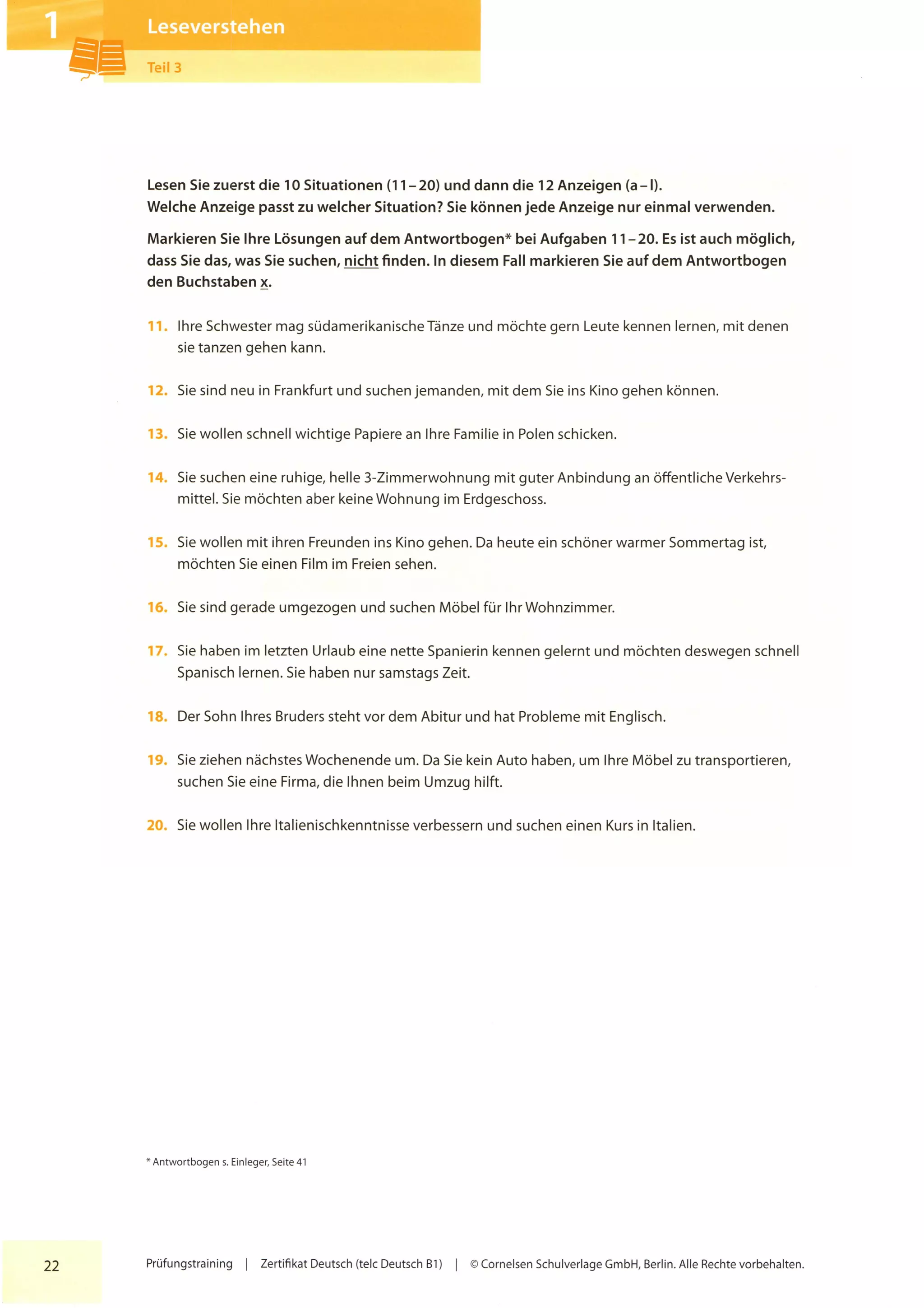 Pruefungstraining zertifikat telc deutsch b1 ocr pdf