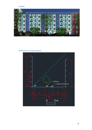 14
Fachada
Perfil transversal-tipo proposto
 