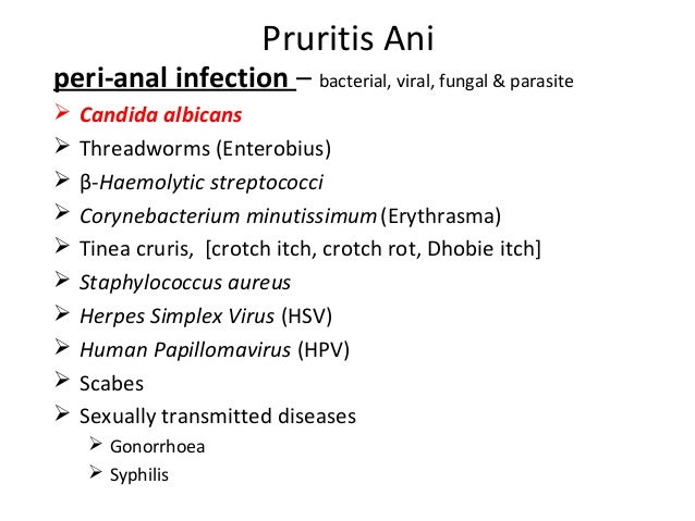 pruritis ani pruritis