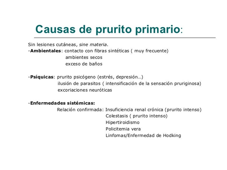Prurito