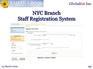 NYC Branch Staff Registration System 