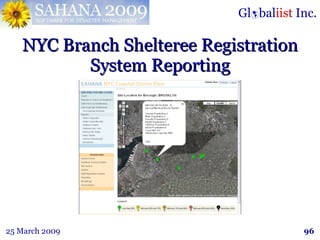 NYC Branch Shelteree Registration System Reporting 