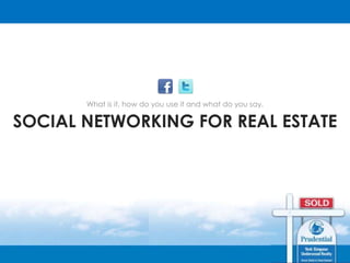SOCIAL NETWORKING FOR REAL ESTATE ,[object Object]
