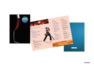 ais
                                                                                      Princip
                                                                                               chorizo
                                                   incipale
                                                            s                         Bife de pas bastón.
                                                 Pr                                   Con pa
                                                          chorizo                                           parrilla
                                                 Bife de pas bastón.                            ollo a la         s.
                                                                                       ¼ de p pas española
                                                 Con pa                                 Con pa
                                                                        parrilla
                                                           ollo a la         s.                  a la pla
                                                                                                            nc ha
                                                  ¼ de p pas española                    Trucha rduritas al wo
                                                                                                                    k.
                                                   Con   pa
                                                                                         Con ve
                                                            a la   plancha ok.                               ón
                                                    Trucha rduritas al w                           o al lim          or.
                                                                                          Abadej rduras al vap
                                                    Con ve                                 Con ve
                                                                         ón
                             tal                              o al lim                                        erto s,
                    rto Cris
                                                                                or.                 Estilo Pu
                                                     Abadej rduras al vap                   Paella nes, mejillone.
            nte Pue                                   Con ve                                Camaro y KaniKam
                                                                                                                       a
Restaura                                                       Es
                                                                            to
                                                                  tilo Puerillones,
                                                       Paella nes, mej
                                                                                             abadej
                                                                                                     o
                                                                                 a.                             sa lsa
                                                       Camaro y KaniKam                                tti con
                                                                o                             Spaghe mares
                                                        abadej                                de cala
        es                                                                      a
Entrant                                                            tti con sals
                  ón             satta,                  Spaghe mares
         e estaci       o, sopre                                                                         esas
 Plato d crudo y cocidarella, queso                      de cala                                Sobrem
 Jamón ini de mozz                                                                                             na
  bocconc iñones.
           p                                                                                     Post re Sabrio con salsa
  y cham                      n                           Postres                                         rad
                                                                                                 Almend buesas.
                     con atú y atún.
             a verde      rdes                                      abrina        a               de fram
   Ensaladn de hojas ve                                    Postre S rado con sals                                   de lech
                                                                                                                            e
      olchó                   nguado                       Almend buesas.                                  de dulce
    C
                      ón y le                                     am                               Crêpe elado.
              de salm                                       de fr                     e            acaram
    Crêpes a mixta.                                                           de lech
                                                                     de dulce                                 n Bodeg
                                                                                                                      a
     en sals                                                 Crêpe elado.                           Menú coi-Santa Julia
                      mana                                        ram
              a la Ro                                        aca                                    Zuccard s.
      Rabas                                                             n Bodeg
                                                                                a
                                                                                                     varieta
                                                                                                             le
                                                              Menú coi-Santa Julia
                                                              Zuccard s.
                                                               variet ale
                s
       Entrada
                         ón             satta,
                e estaci       o, sopre
        Plato d crudo y cocidarella, queso
        Jamón ini de mozz
         bocconc iñones.
                  p
         y cham                      n
                            con atú y atún.
                    a verde      rdes
          Ensaladn de hojas ve
           C olchó                   nguado
                             ón y le
                     de salm
           Crêpes a mixta.
            en sals
                             mana
                     a la Ro
             Rabas




                                                                                                                                Cardápio
 