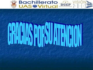 GRACIAS POR SU ATENCION 