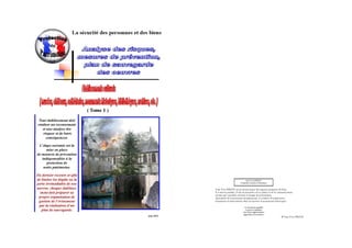 Prévention incendie et inondation 2012 musées monuments historiques tome 1