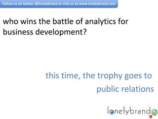 PR vs. Ad: Who Wins the Analytics Game 