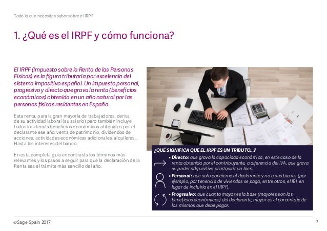 Todo lo que necesitas saber sobre el IRPF