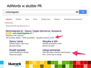 AdWords w służbie PR
17
 