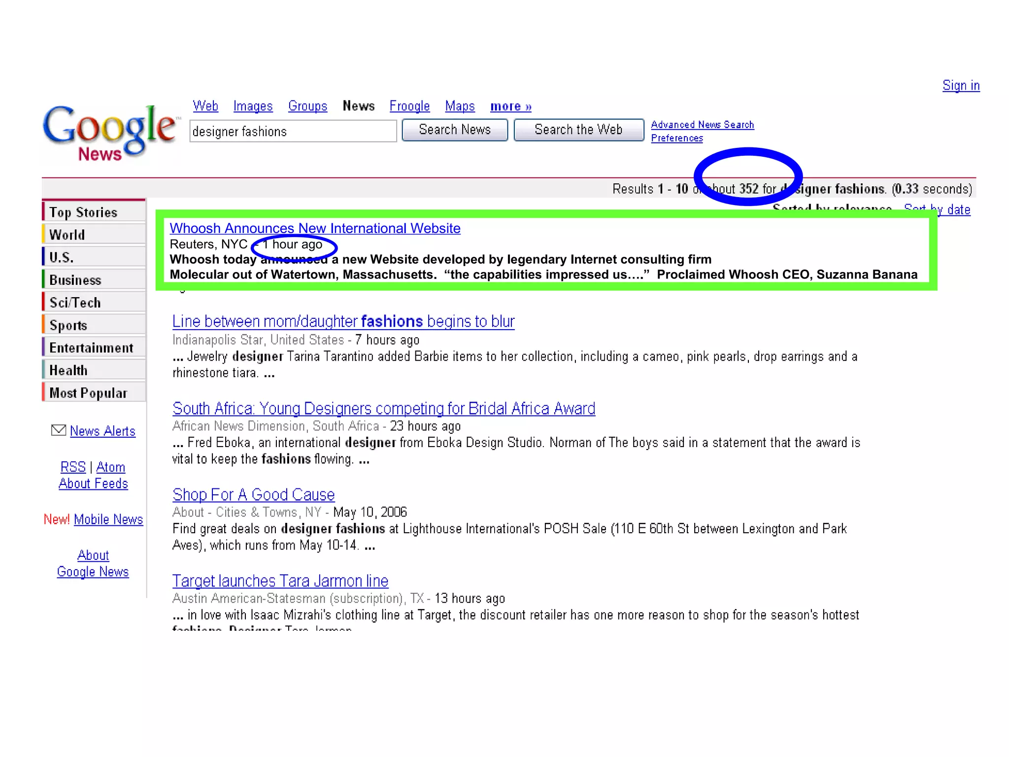 The Importance of SEO/PR Whoosh Announces New International Website Reuters, NYC – 1 hour ago Whoosh today announced a new Website developed by legendary Internet consulting firm Molecular out of Watertown, Massachusetts.  “the capabilities impressed us….”  Proclaimed Whoosh CEO, Suzanna Banana 