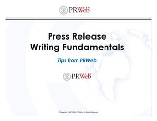 Pr writing fundamentals