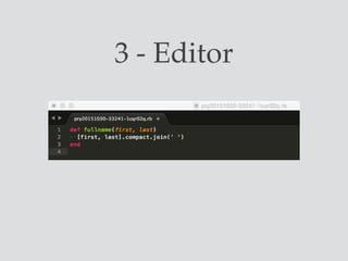 3 - Editor