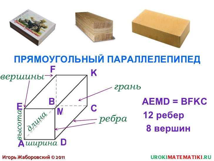 Прямоугольный параллелепипед