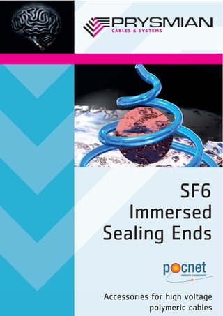 SF6
Immersed
Sealing Ends
Product
range
Prysmian HV Accessories product portfolio features a
complete range of terminations for direct connection
to Gas Insulated Switchgears based on EPR pre-moulded
stress cones.
Within the stress cones, the cable ends are encased in
a specially designed and in-house manufactured epoxy
resin (VoltalitTM
) insulator that is to be positioned
directly inside the GIS enclosure and fastened in its
final position by a retaining flange.
The long-standing experience in dealing with all major
worldwide transformer manufacturers has allowed
Prysmian to develop a comprehensive range of
terminations, including both Dry and Wet design
solutions, and to become a benchmark thanks to its
enhanced design criteria.
Prysmian can also provide solutions for non-standard
GIS enclosure and state-of-the-art plug-in solutions.
Furthermore, all pre-moulded stress cones undergo
factory testing to check for manufacturing defects.
This ensures that, once the termination is assembled,
its reliability can be compared to that of the cable it is
fitted on.
Prysmian stress cones are designed to fit with controlled
interference over the cable insulation and to follow the
cable’s diameter variations. At the same time, they
guarantee a sufficient positive pressure to control the
electric field concentration under any service condition.
p cnetp cnetnetwork componentsnetwork components
Accessories for high voltage
polymeric cables
YOUR ENERGY... OUR SYSTEMS... ANYWHERE
> Plug-in solution
As some customers wish to install the epoxy insulator
inside the GIS in the factory and/or to fill the GIS with
gas on site and then complete the installation before
the cable head is fitted, Prysmian has developed a
special epoxy resin insulator version in which the outer
part of the top connector is directly embedded.
The insulator can be installed into the GIS in the
factory and the enclosure can be filled with SF6 at any
time as it is fully sealed.
The cable head is locked in place but can be removed
by turning the epoxy insulator by 90°.
170 kV Gas Immersed
Sealing End
Plug-in type
degadesigngroup
ARGENTINA
Prysmian Energía Cables y Sistemas de Argentina S. A.
Fábrica La Rosa, Av.da Argentina 6784,
1439 Capital Federal
tel. +54 11 4630 2000
fax +54 11 4630 2100
AUSTRALIA
Prysmian Power Cables & Systems
Australia PTY LTD
1 Heathcote Road, Locked Bag 7042,
Liverpool Business Centre 1871, NSW
tel. +61 2 9600 0777
fax +61 2 9600 0747
AUSTRIA
Prysmian OEKW GmbH
Lembockgasse 47A,
1230 Wien
tel. +43 1 8667 70
fax +43 1 8667 7109
BRAZIL
Prysmian Energia Cabos e Sistemas do Brasil S. A.
Av. Alexandre de Gusmao 145,
09110-900 Santo André – SP
tel. +55 11 4998 4000
fax +55 11 4998 4811
CHINA
Prysmian Cables & Systems
1505-06, Tower A, City Center of Shanghai,
No. 100 ZunYi Road, Shanghai 200051
tel. +86 21 6237 1411
fax +86 21 6237 1195
EGYPT
Prysmian Cables & Systems
8 Abd El Azim Aoudallah st. Hegaz sq.,
Heliopolis - Cairo
tel. +20 2 2418 557
fax +20 2 6381 327
FINLAND
Prysmian Cables & Systems Oy
P.O. Box 13,
FIN-02401 Kirkkonummi
tel. +358 10 77551
fax +358 9 2982204
FRANCE
Prysmian Energie Cables et Systèmes
France s.a.
Zone Industrielle du PORT AU VIN,
GRON, 89 100 SENS
tel. +33 3 8695 7769
fax +33 3 8695 7781
GERMANY
Prysmian Kabel und Systeme GmbH
Gartenfelder Str. 28,
D 13599 Berlin
tel. +49 30 3675 40
fax +49 30 3675 4640
HONG KONG
Prysmian Cable Systems Pte. Ltd.
Unit A, 18/F, China Overseas Building,
139 Hennessy Road, Wanchai, Hong Kong
tel. +85 2 2827 8308
fax +85 2 2827 7212
HUNGARY
Prysmian MKM Magyar Hungarian Cable
Works Co. Ltd.
Baràzda u. 38, H-1116 Budapest
tel. +36 1 3822 222
fax +36 1 3822 202
INDONESIA
PT. Prysmian Cables Indonesia
Gedung BRI II, Suite 1502,
Jln. Jend Sudirman No 44-46,
Jakarta 10210
tel. +62 264 351 222
fax +62 264 351 780
ITALY
Prysmian Cavi e Sistemi Energia Srl
Viale Sarca 222,
20126 Milano
tel. +39 02 6449 9492
fax +39 02 6449 5035
KUWAIT
Prysmian Cables & Systems – Kuwait Office
Villa No 4 (next to Hyatt Regency Hotel),
Bidda - KUWAIT
tel. +965 575 7704
fax +965 572 5780
MALAYSIA
Prysmian Cable Systems Pte. Ltd.
Lot 2 Jalan Kawat 15/18,
40702 Shah Alam, Selangor Darul Ehsan
tel. +60 3 5518 4575
fax +60 3 5511 9590
NETHERLANDS
Prysmian Cables and Systems B.V.
Schieweg 9, 2627 AN Delft
P.O. Box 495, 2600 AL Delft
The Netherlands
tel. +31 15 260 5260
fax +31 15 261 3808
NEW ZEALAND
Prysmian Cables & Systems
71 Hugi Johnson Drice, P.O. Box 12162,
Penrose, Auckland
tel. +64 9 5251 260
fax +64 9 5251 262
NORTH AMERICA
Prysmian Cables & Systems North America
700 Industrial Drive,
Lexington, SC 29072 - USA
tel. +1 803 9511 171
fax +1 803 9511 092
ROMANIA
Prysmian Cabluri si Sisteme SA
Soseaua Draganesti, Km. 4,
0500 Slatina
tel. +40 49 435 699
fax +40 49 433 484
RUSSIA
Prysmian Cables and Systems
4-th str. Vosmogo Marta 6°
building 1, 9-th floor,
Moscow, 125167
tel. +7 495 933-7036
fax +7 495 933-7035
SINGAPORE
Prysmian Cable Systems Pte. Ltd.
No 4 Tuas Avenue 12. 3rd Storey,
639047 Singapore
tel. +65 6862 9866
fax +65 6862 9877
SLOVAKIA
Prysmian Kablo Bratislava
Tovarenska 11,
812 61 Bratislava
tel. +421 7 50211111
fax +421 7 52961773
SPAIN
Prysmian Cables y Sistemas S.L.
Carretera C-15, Km. 2,
08800 Vilanova i la Geltrú (Barcelona),
tel. +34 93 811 6181
fax +34 93 811 6011
THAILAND
Prysmian Cable Systems Pte. Ltd.
555 RASA Tower 11th floor,
Phaholyothin Road, Lardyao, Chatuchak,
Bangkok 10900
tel. +66 2 9370 316
fax +66 2 9370 318
TURKEY
Turk Prysmian Kablo ve Sistemleri A.S.
Buyukdere Caddesi No 117,
34394 Gayrettepe, Istanbul
tel. +90 212 3551 500
fax +90 212 2175 810
U.A.E. (Dubai)
Prysmian Cabels and Systems Middle East
P.O. Box 72125,
Dubai
tel. +971 4 345 7870
fax +971 4 345 7101
UK
Prysmian Cables & Systems Limited
P. O. Box 6, Leigh Road,
Eastleigh, Hampshire, SO50 9YE
tel. +44 2380 2955 55
fax +44 2380 2951 11
Prysmian Cavi e Sistemi Energia Srl
Viale Sarca 222, 20126 Milano, Italy - tel. +39 02 6449 1, fax +39 02 6449 2931 - www.prysmian.com
 