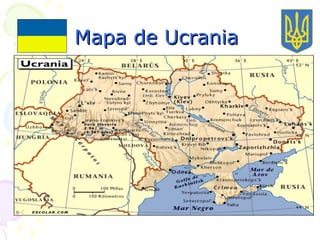 Mapa de Ucrania  