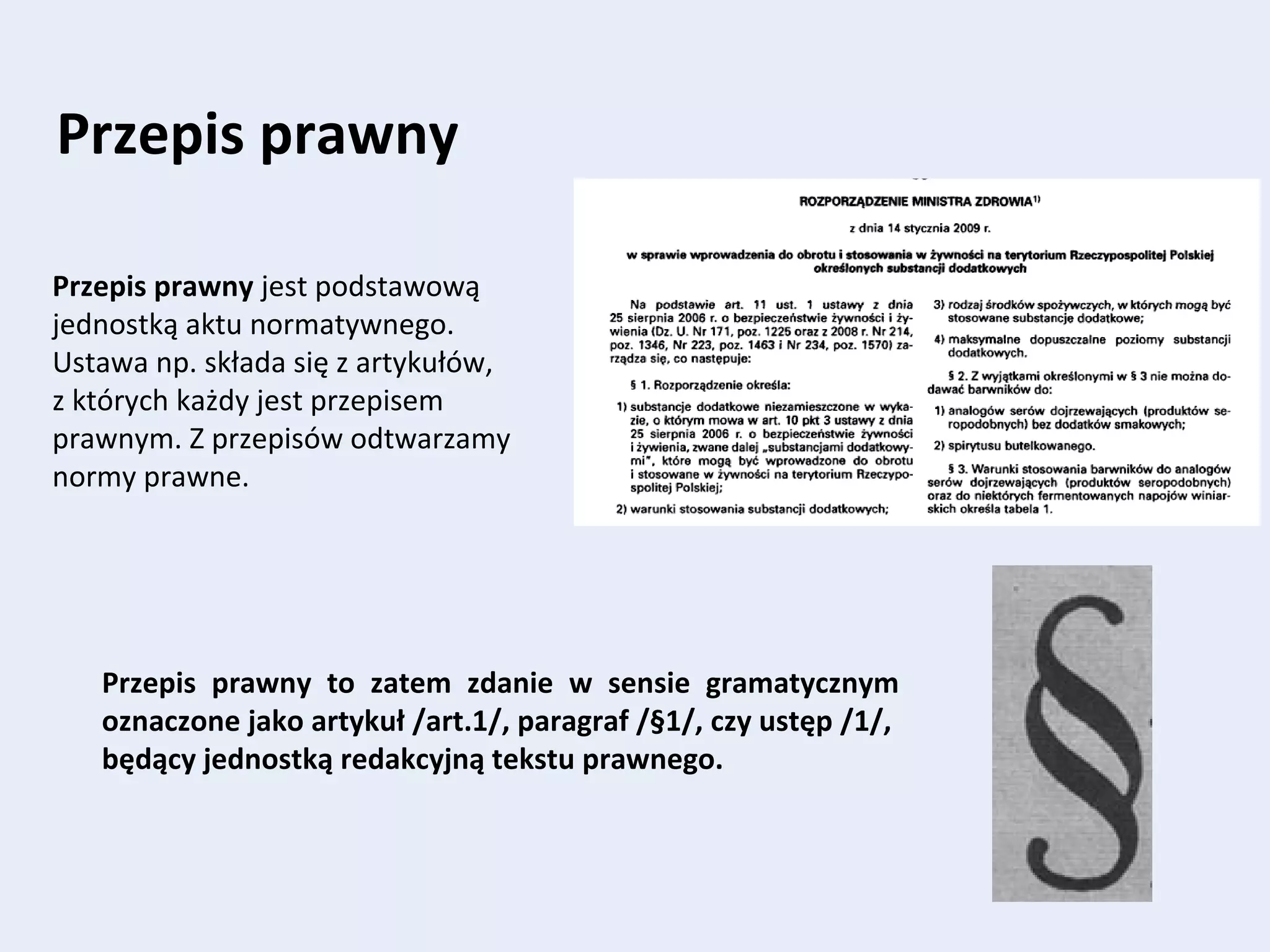 Norma Prawna A Przepis Prawny Przepis prawny a norma prawna