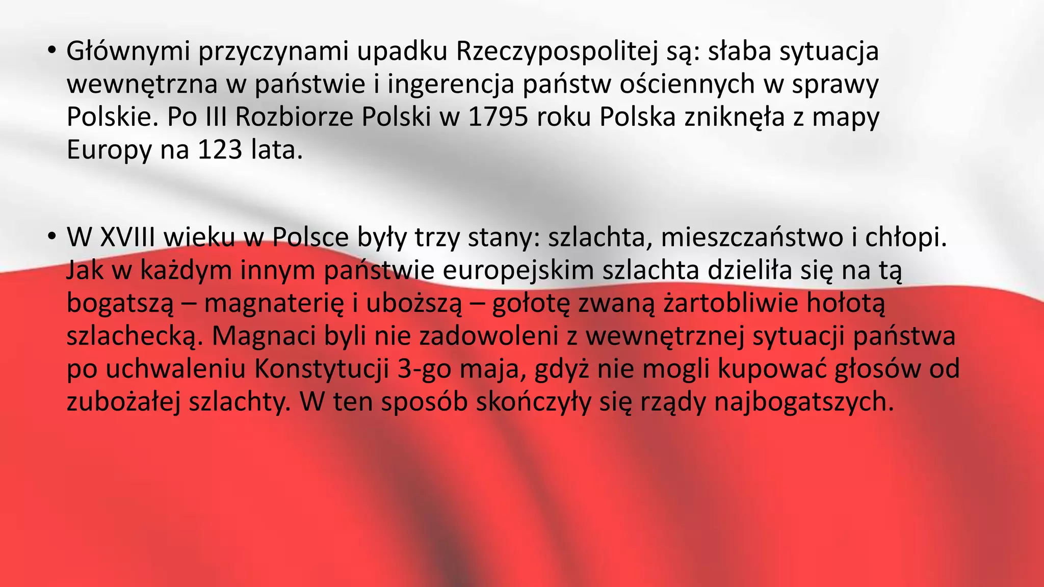Przyczyny upadku RP | PPTX