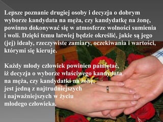 Przygotowanie do małżeństwa