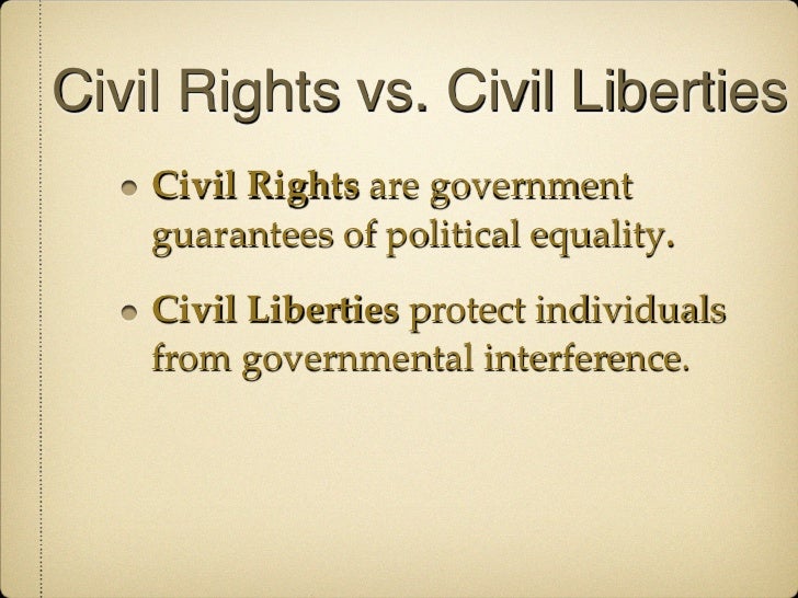 PS 101 Civil Liberties & Civil Rights