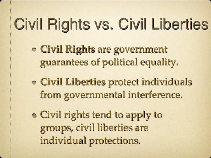 PS 101 Civil Liberties & Civil Rights