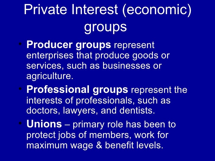 professional groups