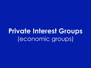 PS 101 Interest Groups Fall 2008