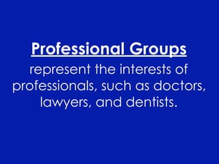 PS 101 Interest Groups Fall 2008
