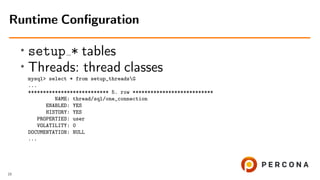 Mysql Thread MySQL Performance Schema in 20 Minutes | PDF