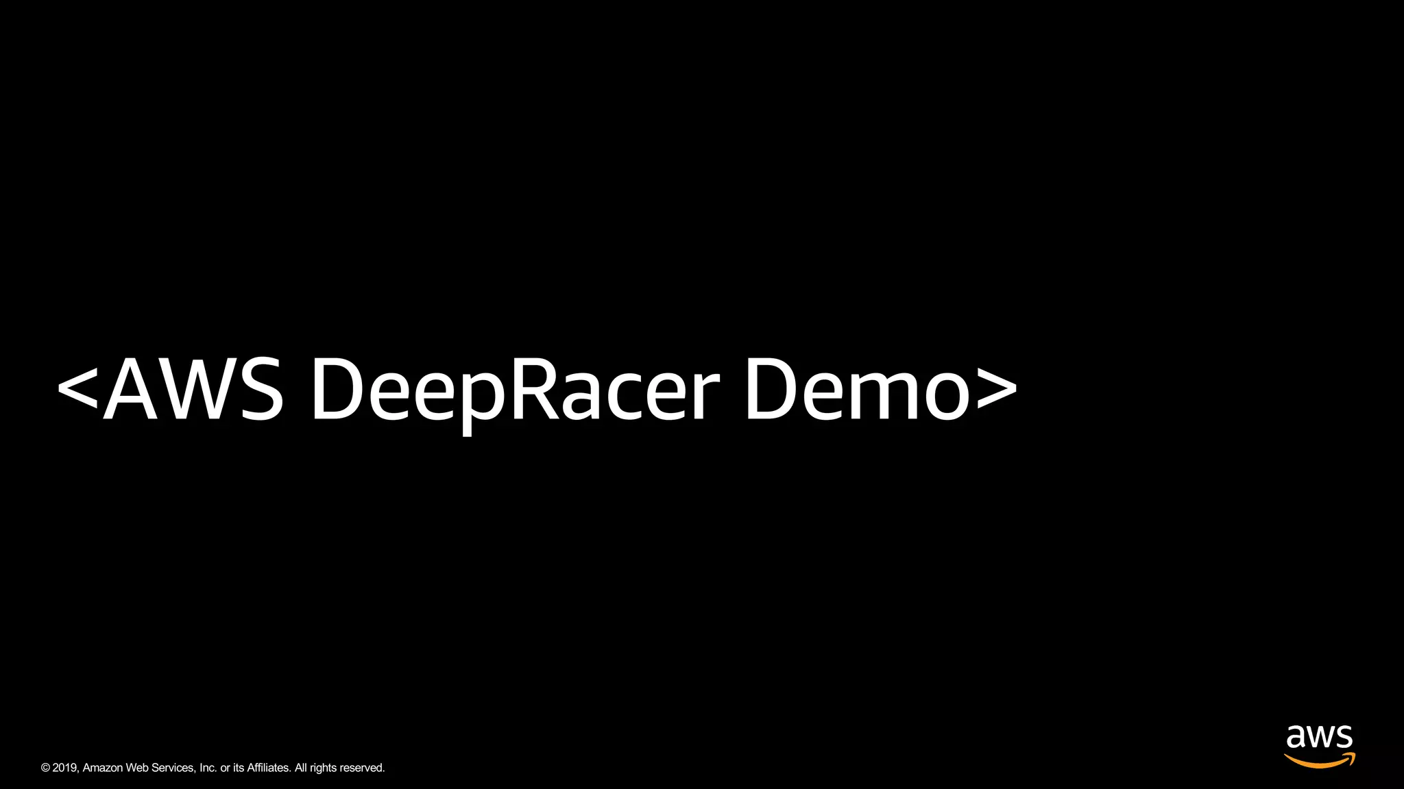 © 2019, Amazon Web Services, Inc. or its Affiliates. All rights reserved.
 