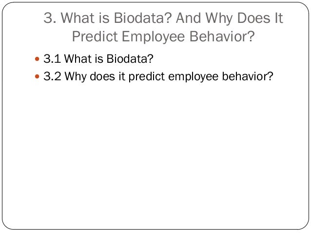 what is bio data
