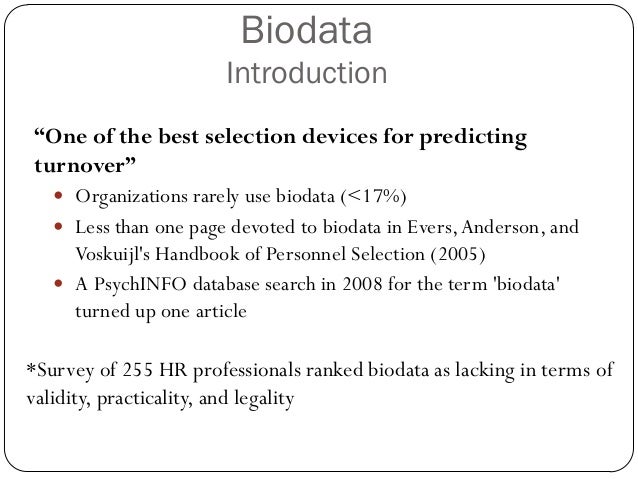 how to make a good biodata