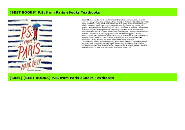 Get Book Ps from paris Free