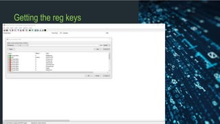 Setting up the .net registry keys
 