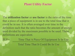 Power system -Economic Aspect of Electric power Genration | PPTX
