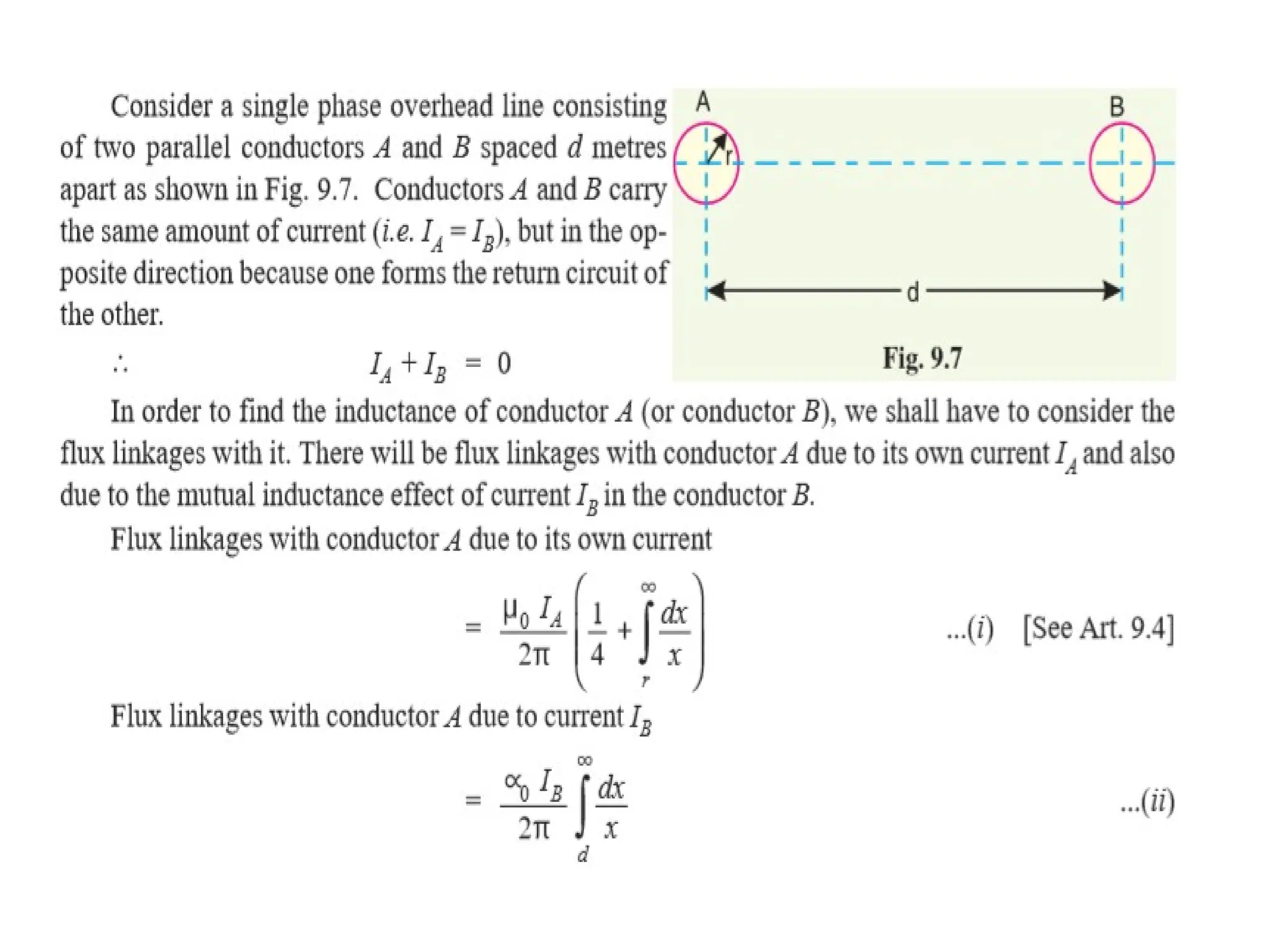 Transmission line parameters and mitigation
