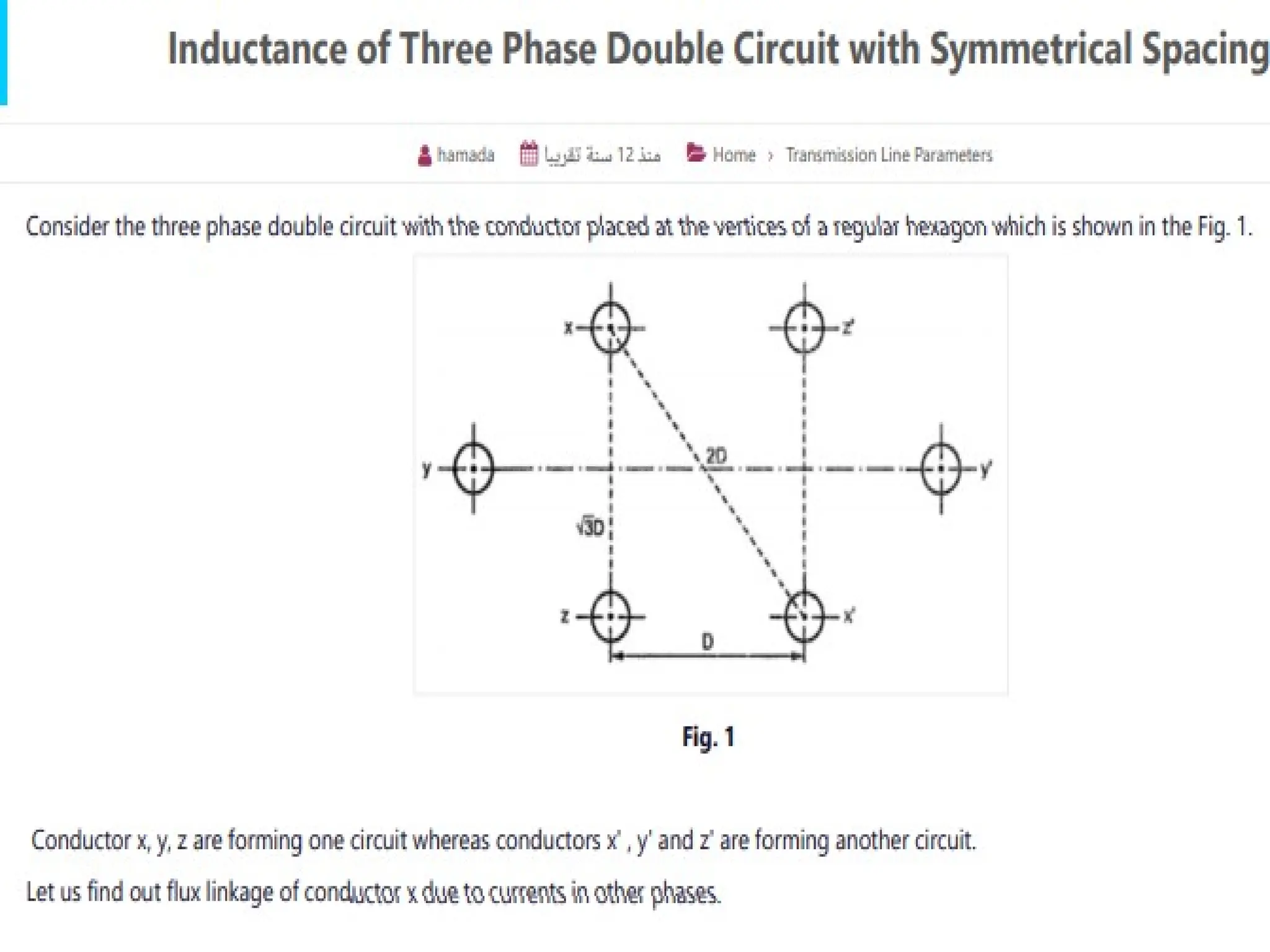 Transmission line parameters and mitigation