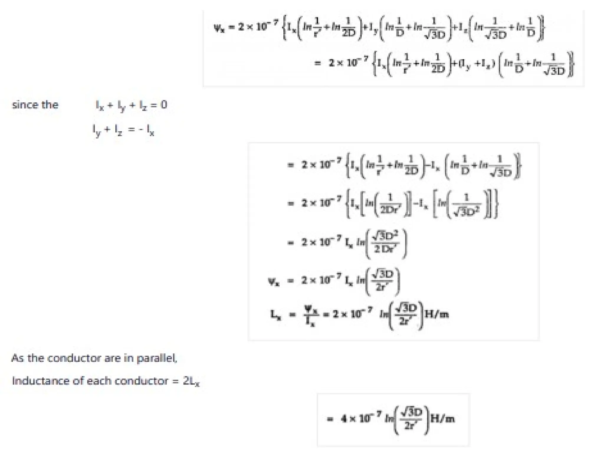 Transmission line parameters and mitigation