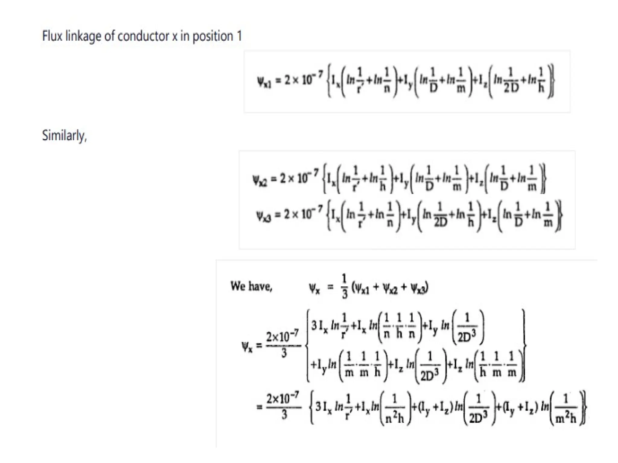 Transmission line parameters and mitigation