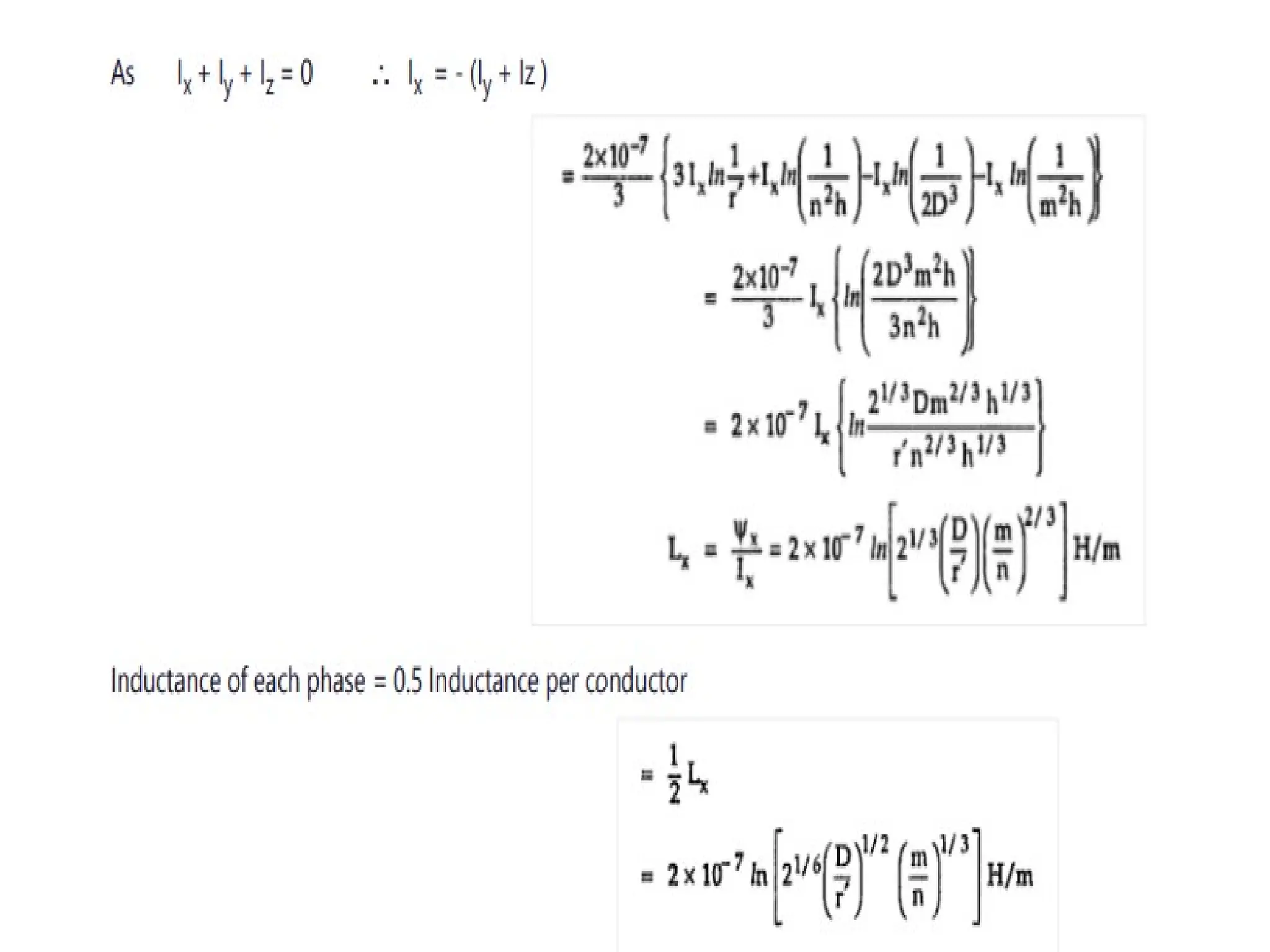 Transmission line parameters and mitigation
