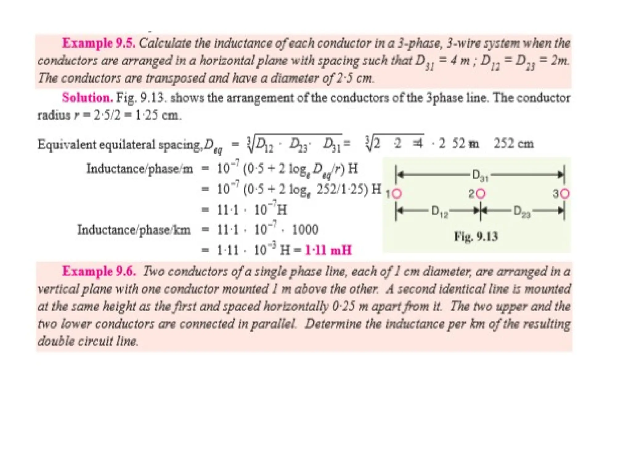 Transmission line parameters and mitigation