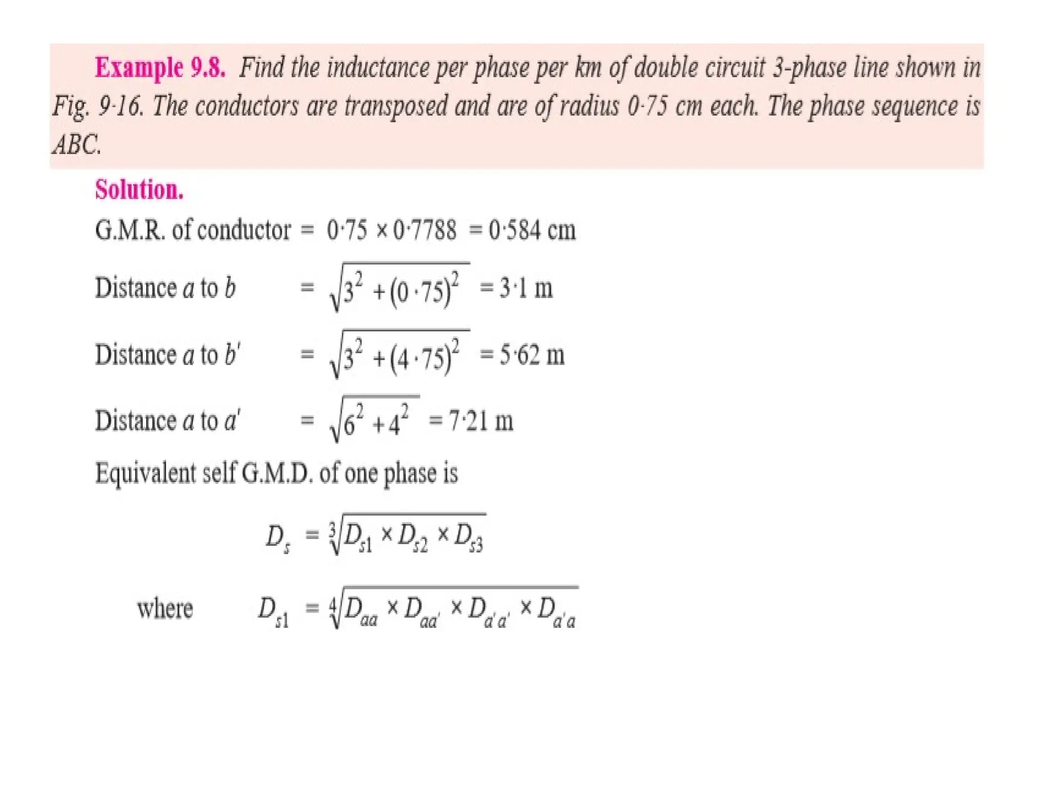 Transmission line parameters and mitigation