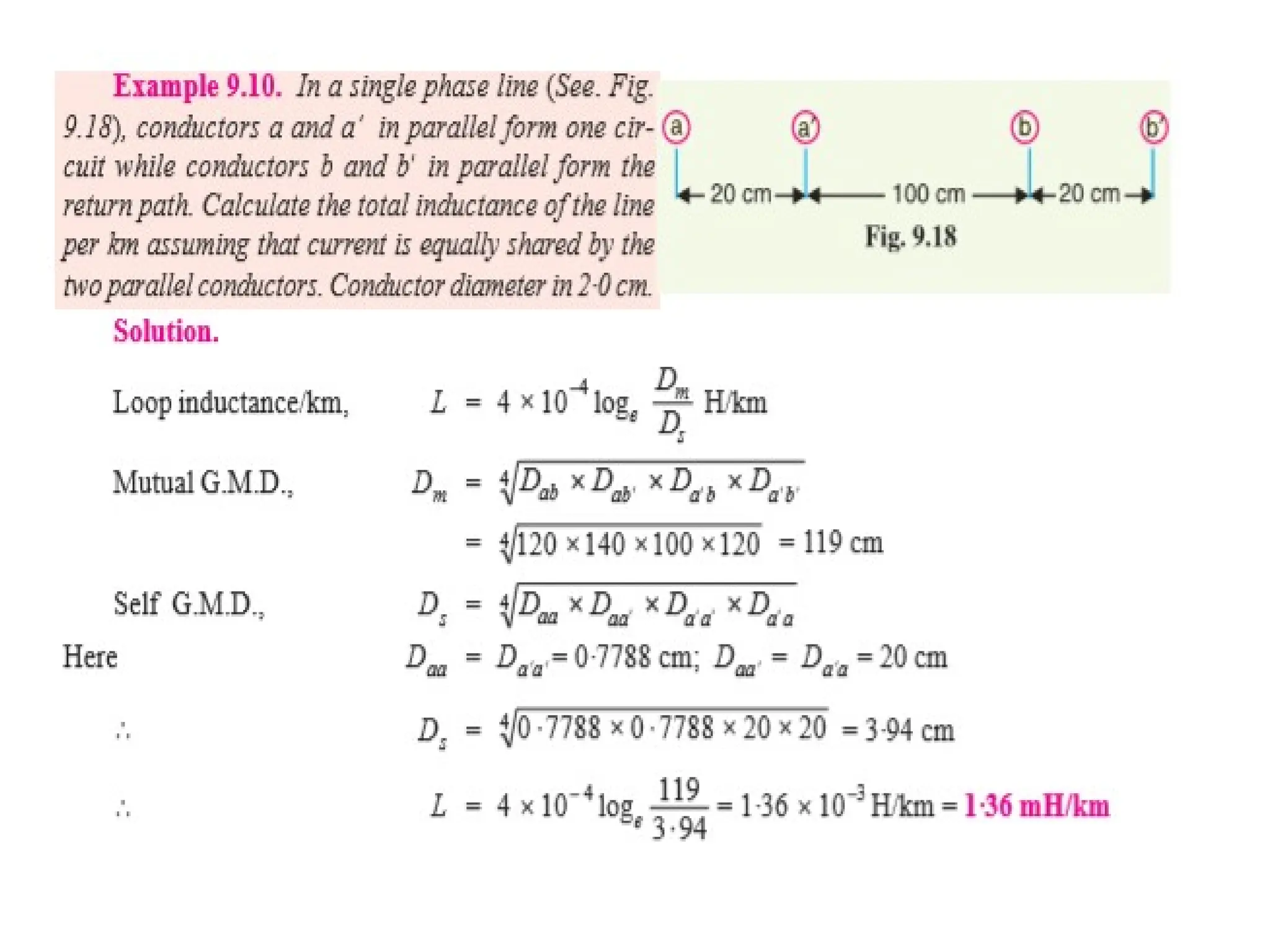 Transmission line parameters and mitigation