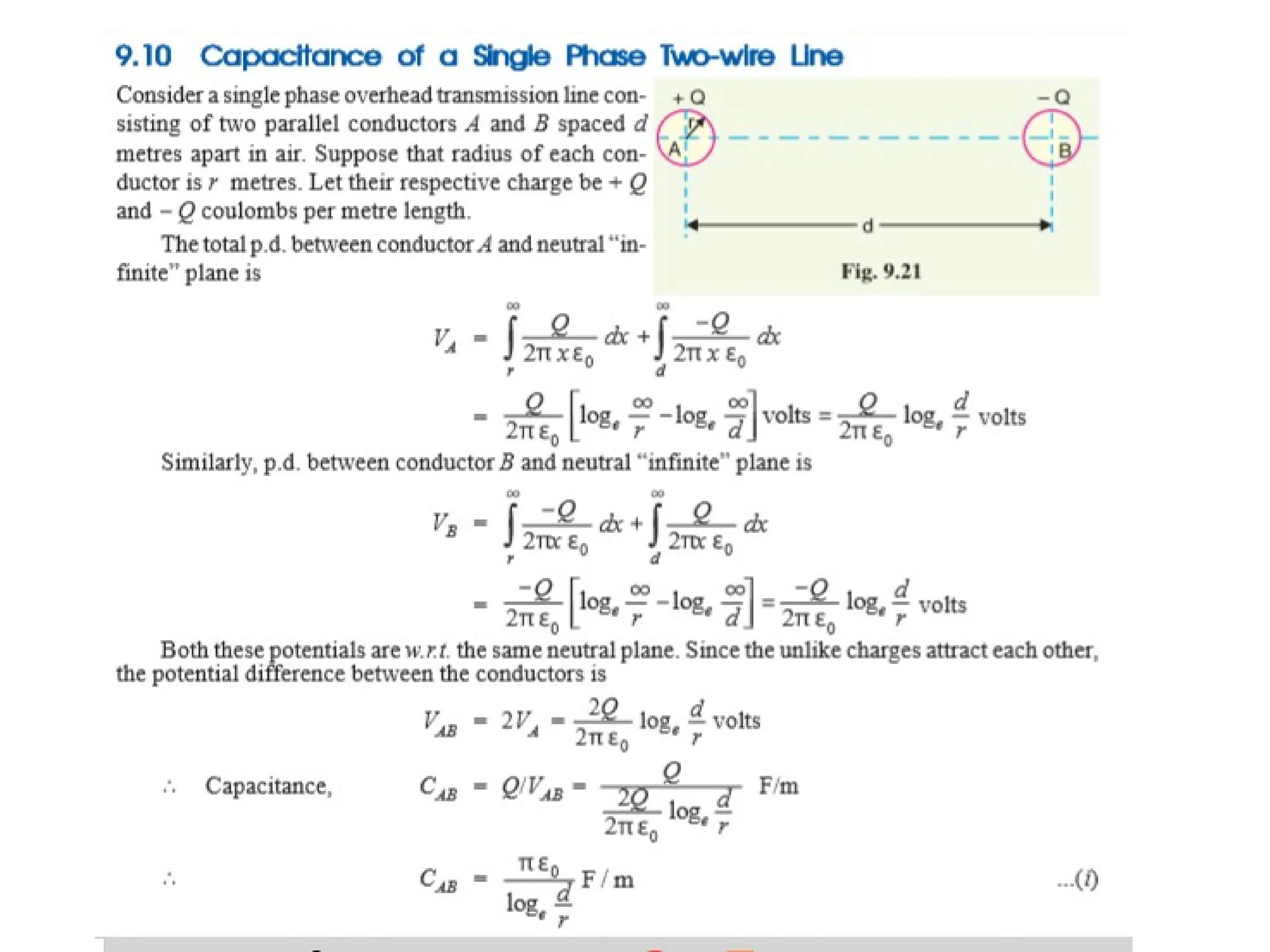 Transmission line parameters and mitigation