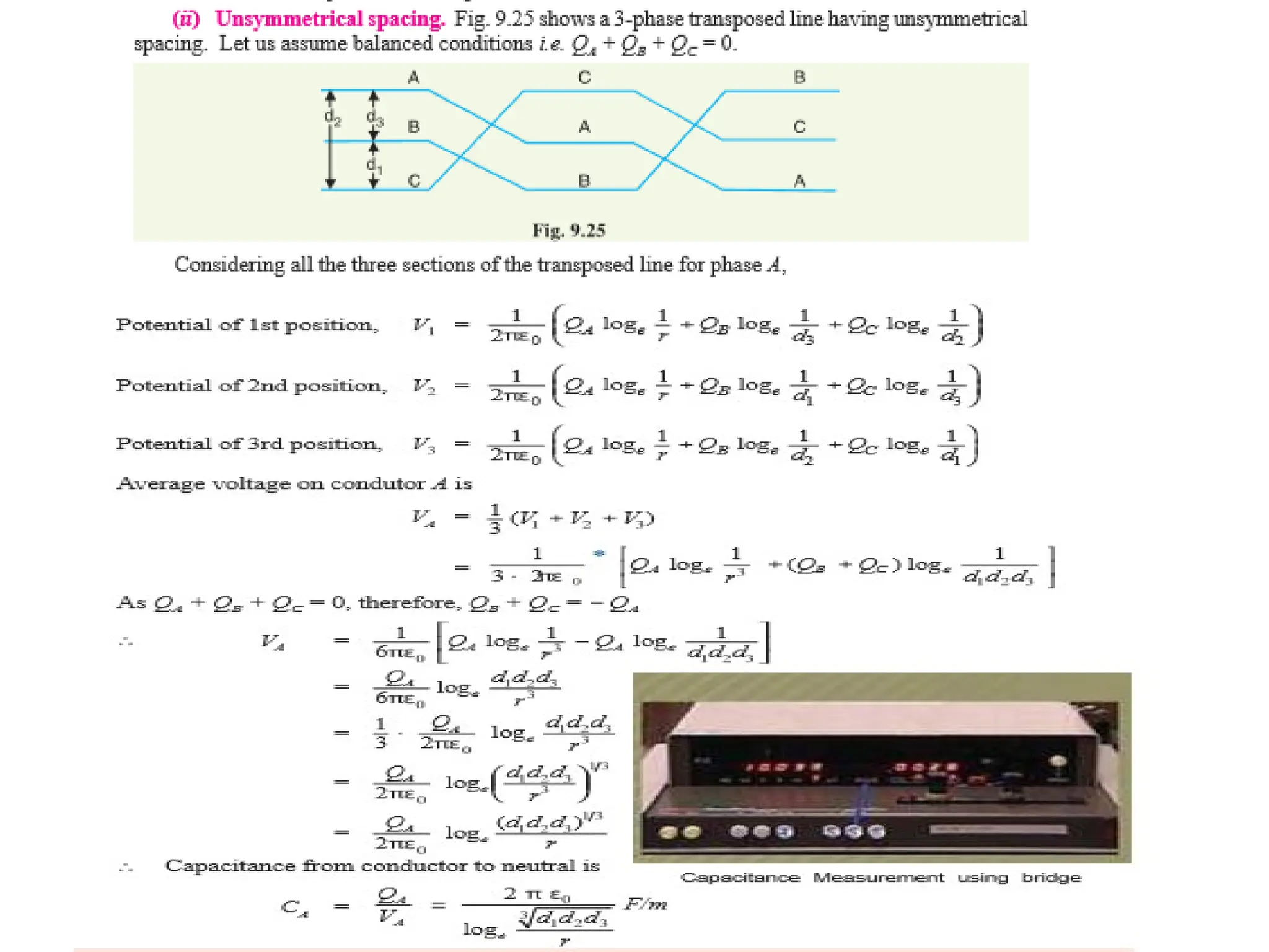 Transmission line parameters and mitigation